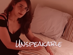 Unspeakable